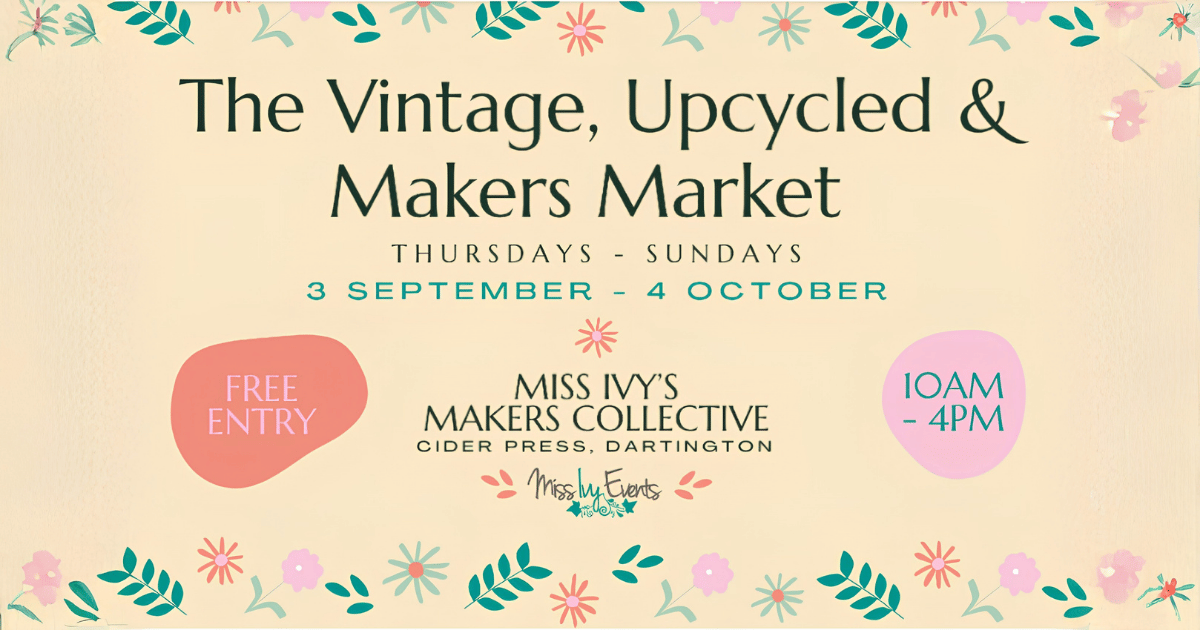 Vintage, upcycled and makers pop-up brings independent shopping to Dartington