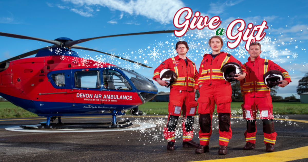 Devon Air Ambulance launches Christmas appeal to raise funds for crew ...